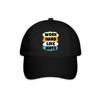 ant ant friends cool ant saying ant - Baseball Cap - black/black - Front