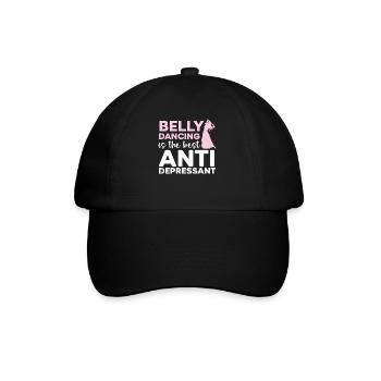 Belly Dancing Is The Best Antidepressant Shimmy - Baseball Cap - black/black - Front
