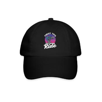 Oubliez les jouets que je veux juste conduire - Casquette classique - noir/noir - Devant