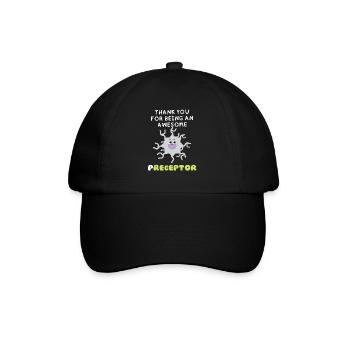 Funny Pun Receptor Infirmière précepteur merci cadeaux - Casquette classique - noir/noir - Devant