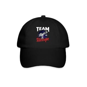 Équipe Télescope Univers Étoiles Spatiales - Casquette classique - noir/noir - Devant