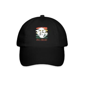 Fun Guy Mushroom Picker Mushroom Picker - Baseball Cap - black/black - Front
