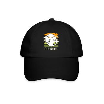 Fun Guy Mushroom Picker Mushroom Picker - Baseball Cap - black/black - Front