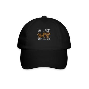 My Lucky Shrooming Shirt - Baseball Cap - black/black - Front
