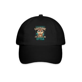 Otter Sea Otter - Baseball Cap - black/black - Front