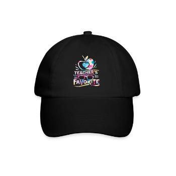 La rentrée préférée des enseignants - Casquette classique - noir/noir - Devant