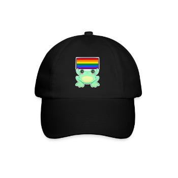 Froggy Pride - Baseball Cap - black/black - Front