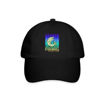 I'd rather fish at Lake Powell - Baseball Cap - black/black - Front