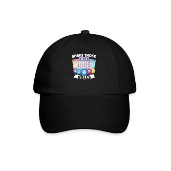 Bingo Jeu de cartes Grand-mère Bingo Joueur Bingo Cartes - Casquette classique - noir/noir - Devant