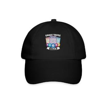 Bingo Jeu de cartes Grand-mère Bingo Joueur Bingo Cartes - Casquette classique - noir/noir - Devant