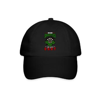 Darts Dartspieler - Baseballkappe - Schwarz/Schwarz - Vorne