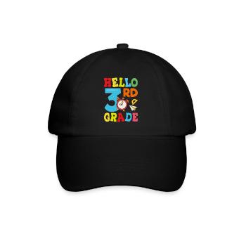 Bonjour 3ème Année - Casquette classique - noir/noir - Devant