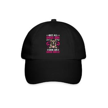 German Shepherd Some are good girls - Baseball Cap - black/black - Front
