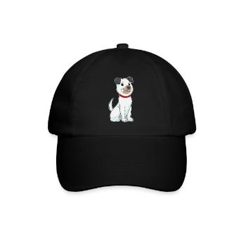 Os de chien - Casquette classique - noir/noir - Devant