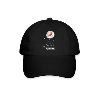 Okayest Comptable Math Calcul Café - Casquette classique - noir/noir - Devant