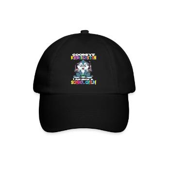 Au revoir la maternelle Je suis un écolier maintenant! - Casquette classique - noir/noir - Devant