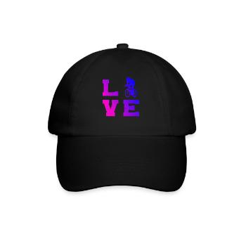Vélo de route pour femmes Vélo de course Cyclisme sur route pour hommes - Casquette classique - noir/noir - Devant