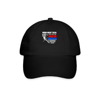 V�gel sind nicht echte Weck -Aufwachen -Verschw�ru - Baseballkappe - Schwarz/Schwarz - Vorne