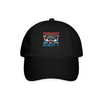 Pharmacist Prescription Pharmacy Assistant - Baseball Cap - black/black - Front