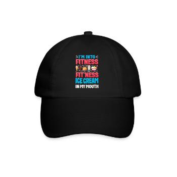 Ice Cream Cone Popsicle I'm Into - Baseball Cap - black/black - Front