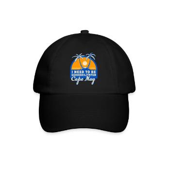 I Need To Be Seahabilitated Cape May Summer - Baseball Cap - black/black - Front
