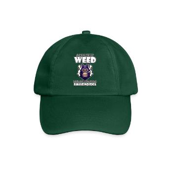 Une journée sans herbe, c’est comme fumer de l’herbe au cannabis - Casquette classique - vert bouteille - Devant