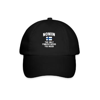 Finlande Gift Scandinavia Finlande Suomi Finne - Casquette classique - noir/noir - Devant