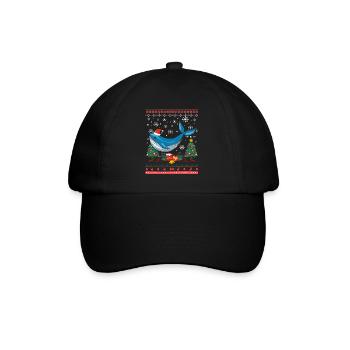 Alaska Geschenk Kinder Herren Damen USA Natur Eis - Baseballkappe - Schwarz/Schwarz - Vorne