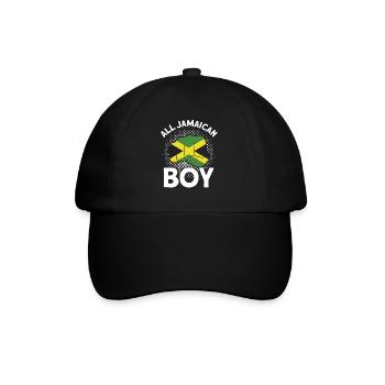 Jamaica Jamaican Pride Jamaican Flag - Baseball Cap - black/black - Front