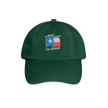 H�chstwahrscheinlich, um Texas zu verteilen, widme - Baseballkappe - Flaschengrün - Vorne