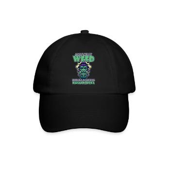 A Day Without Weed Is Like Cannabis Weed Smoking - Baseball Cap - black/black - Front