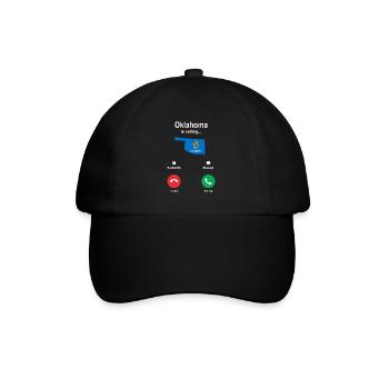 Visit to Oklahoma Gift - Baseball Cap - black/black - Front