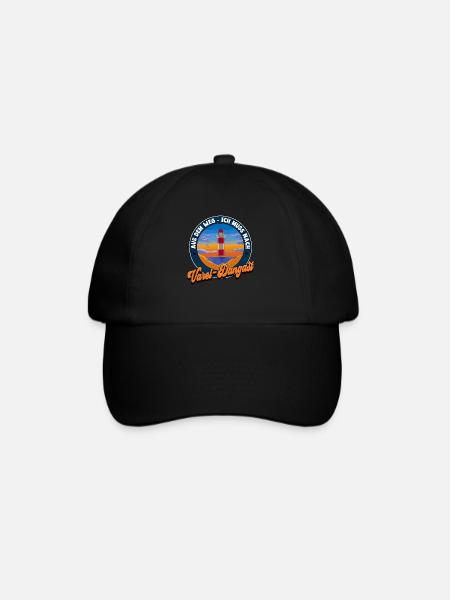Varel-Dangast - Baseballkappe - Schwarz/Schwarz