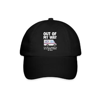 Drôle de lettre Livreur Post Post Cadeaux - Casquette classique - noir/noir - Devant