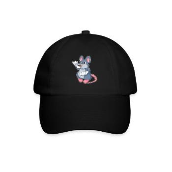 Mouse Coffee Mug - Baseball Cap - black/black - Front