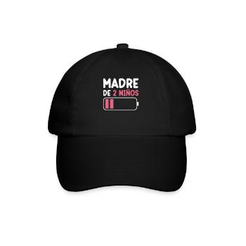 Maman De Deux Enfants - Casquette classique - noir/noir - Devant