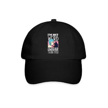 Funny Anime Gift - Baseball Cap - black/black - Front