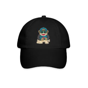 Monkey Poker Poker Cards - Baseball Cap - black/black - Front