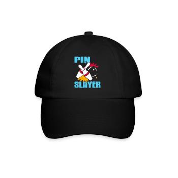 Pin Slayer Awesome Retro Bowling Design T-Shirt - Casquette classique - noir/noir - Devant