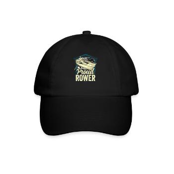 Fier Rameur Aviron Aviron Bateau Aviron Aviron - Casquette classique - noir/noir - Devant