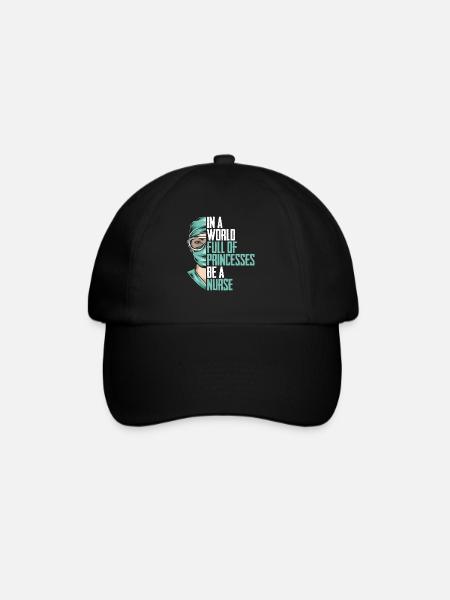 Infirmière infirmière - Casquette classique - noir/noir