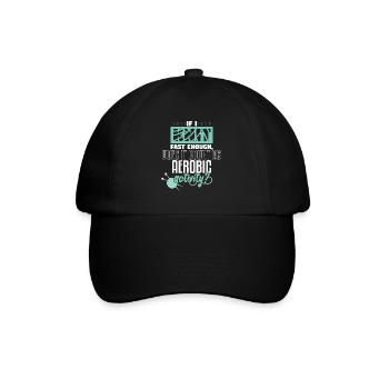 Knit Fast Enough Aerobic Activity Knitting - Baseball Cap - black/black - Front