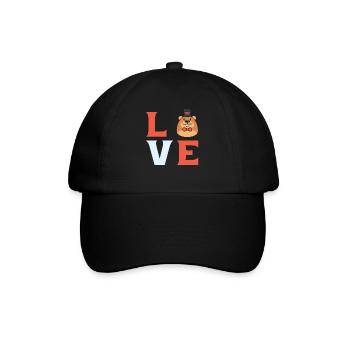 Wildlife Animal Digger Mole Lover Maulwurfsflüster - Baseballkappe - Schwarz/Schwarz - Vorne