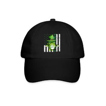 Vacances St Patrick Costume Déguisement Pêcheur - Casquette classique - noir/noir - Devant