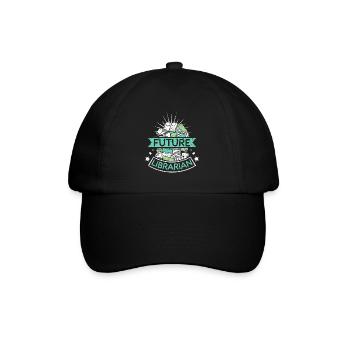 Futur librarian - Baseballkappe - Schwarz/Schwarz - Vorne