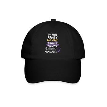 Kampf Arnold Chiari Malformation Warrior Bewusstsein - Baseballkappe - Schwarz/Schwarz - Vorne