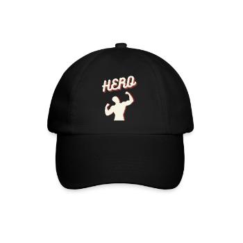 Gym Deadlifts Workout love - ma déroute de fitness de passe-temps - Casquette classique - noir/noir - Devant