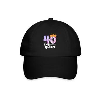 Il y a 40 ans, j’étais le 40 le plus rapide. - Casquette classique - noir/noir - Devant