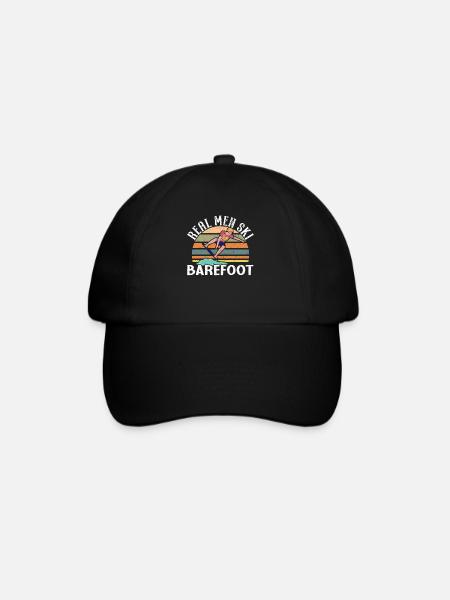 Wasserski Wasserski Oberflächenwassersport Wellen - Baseballkappe - Schwarz/Schwarz