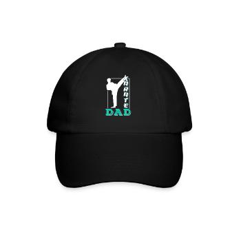 Karate Vater Kampfkunst Kämpfer Kampfsport - Baseballkappe - Schwarz/Schwarz - Vorne